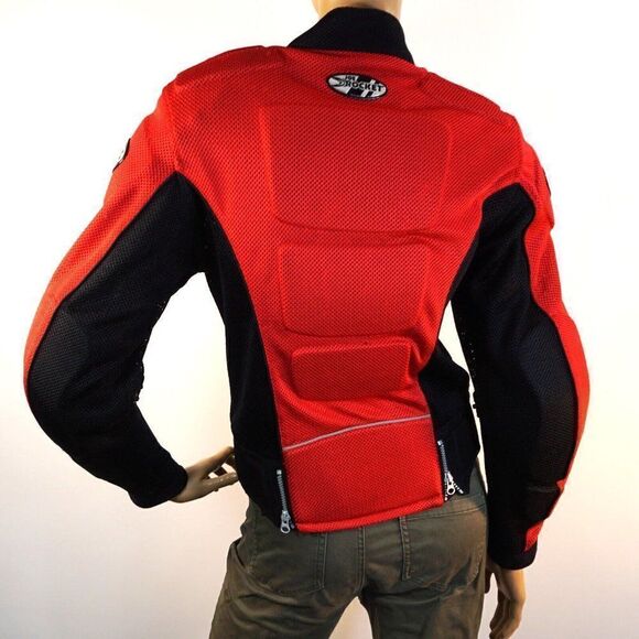 2 Joe Rocket Jackets Ballistic Series Armored Red Ion Mesh Womens Sz S VTG 2002 - Picture 4 of 14